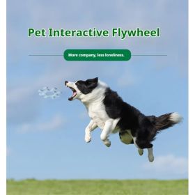 Pet Interactive Flywheel,Dog Toy,Fun Interactions Buildstronger Bonds (Option: MacaroonGreen)