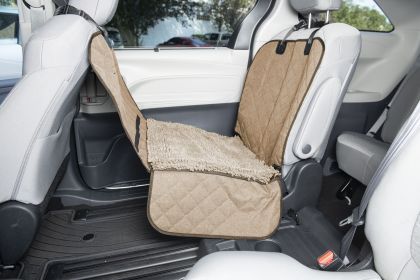 DGS Pet Products Dirty Dog Single Car Seat Cover Black 44" x 35" x 2" (Color: Tan)